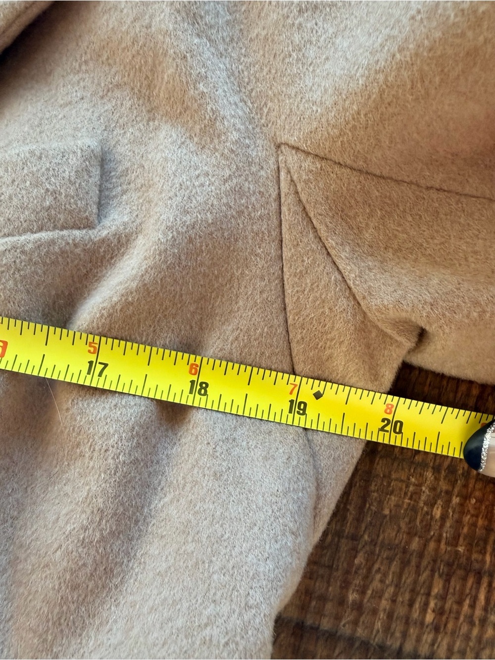 Max Mara Italy 100% Camelwool Cropped Single Breasted Jacket Blazer US 10 - Picture 11 of 12